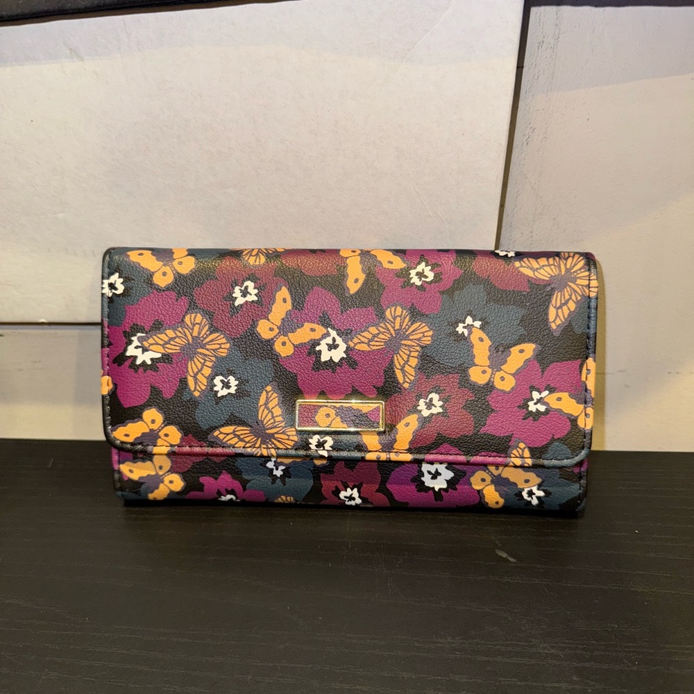 Floral Patterned Women's Wallet